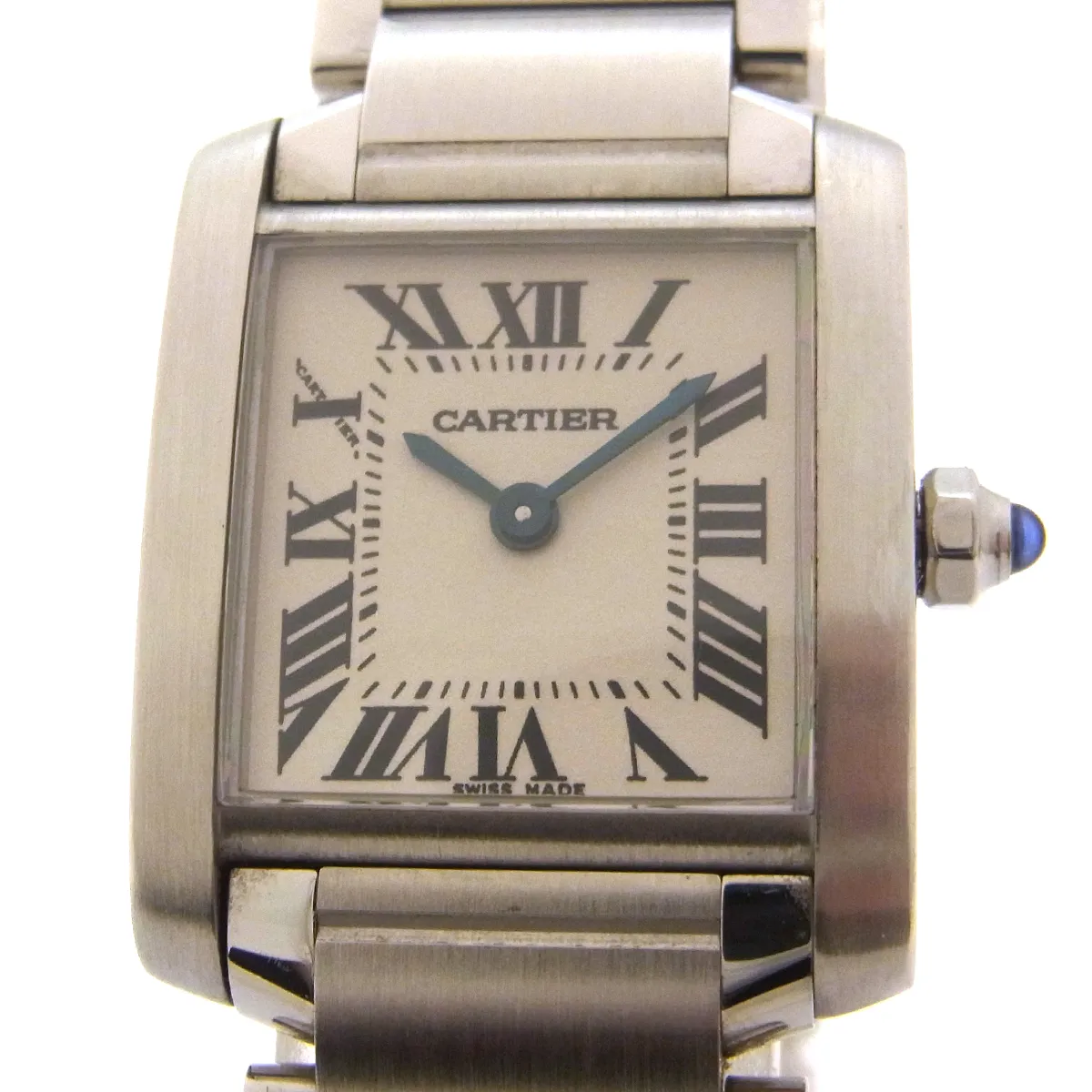 カルティエ(Cartier) タンクフランセーズSM W51008Q3 腕時計 白文字盤