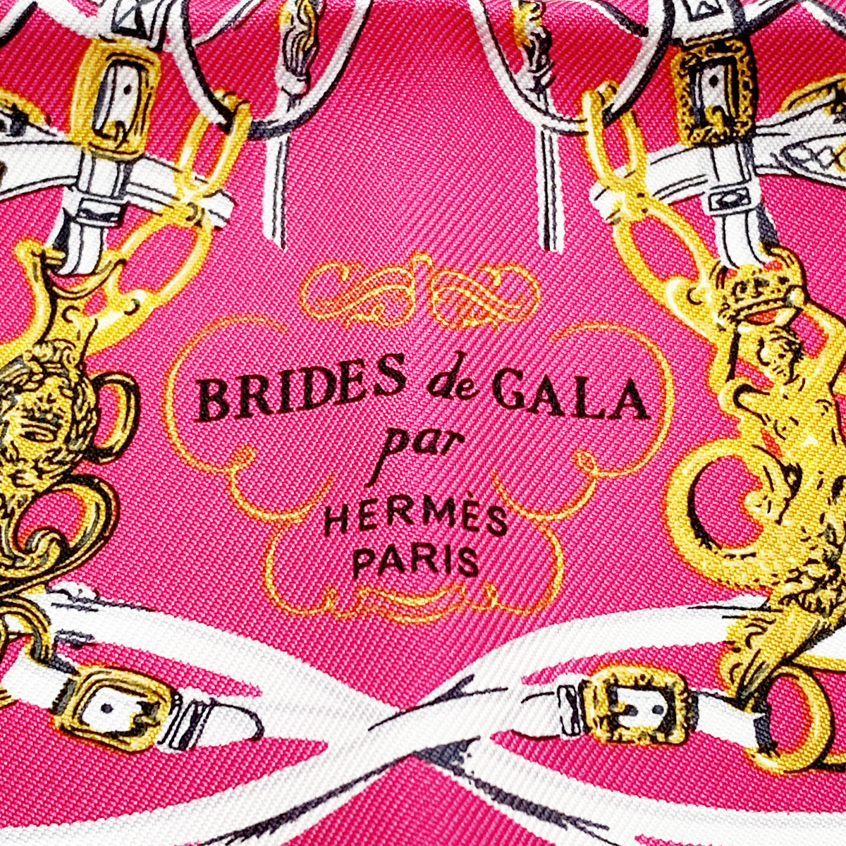 エルメス(HERMES) カレ ナノ 20cm 式典用馬勒(BRIDES DE GALA