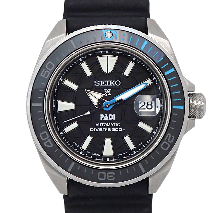 セイコー(SEIKO) プロスペックス PADIコラボモデル SBDY095 4R35-04D0 メンズ腕時計 箱・説明書付き ブラック文字盤