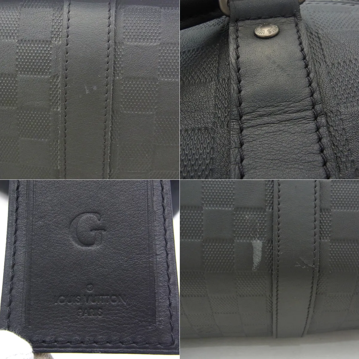 ルイヴィトン(Louis Vuitton) キーポル・バンドリエール45 N41145 アンフィニ ボストンバッグ ブラック