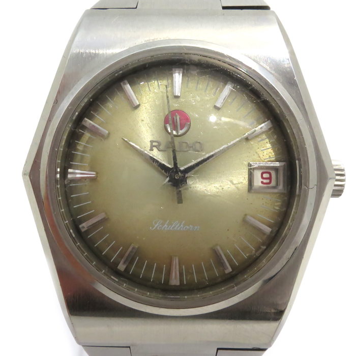 ラドー(RADO) Schilthorn シルトホルン メンズ腕時計 デイト 自動巻き ゴールド文字盤