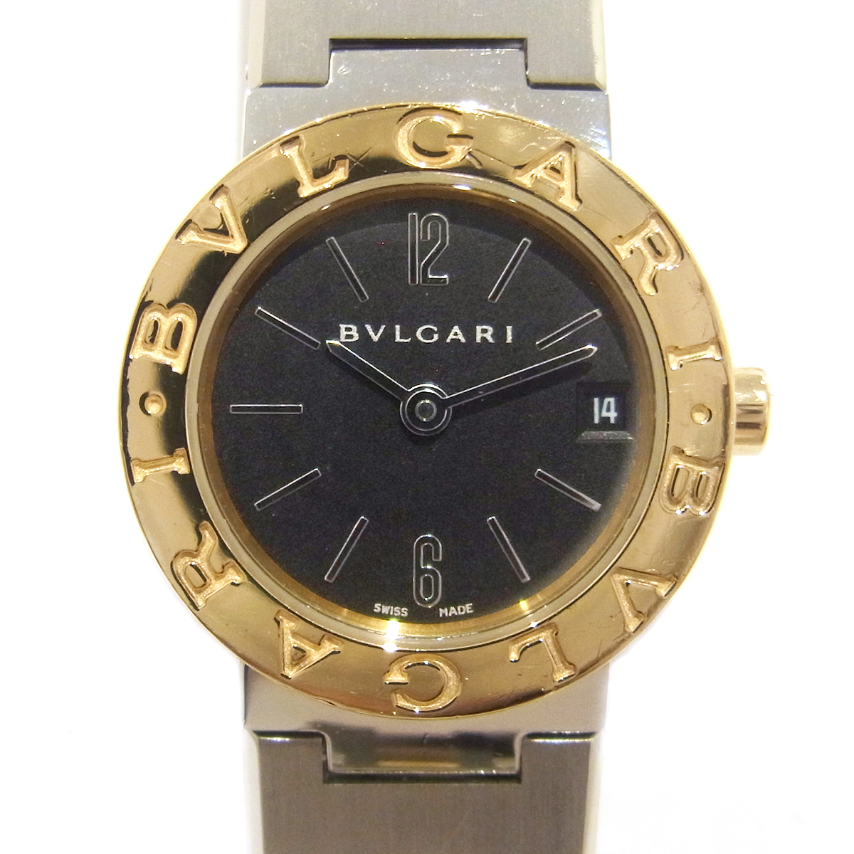 ブルガリ(BVLGARI) ブルガリブルガリ BB23SG 黒文字盤 腕時計 新品仕上げ済