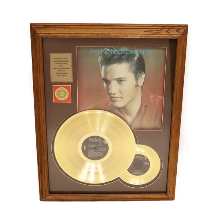 セール価格】エルヴィス・プレスリー(Elvis Presley) THE NUMBER ONE HITS ゴールドディスク 24kt  レコード｜Reizm(リズム)