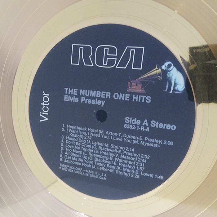 【セール価格】エルヴィス・プレスリー(Elvis Presley) THE NUMBER ONE HITS ゴールドディスク 24kt レコード