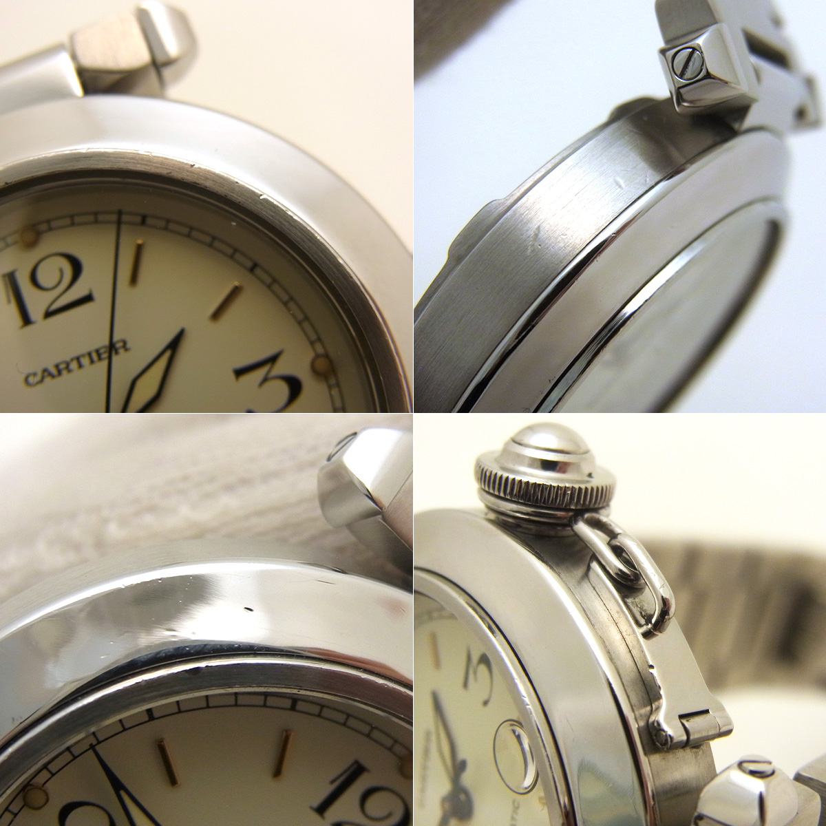 カルティエ(Cartier) パシャC W31015M7 腕時計 白文字盤
