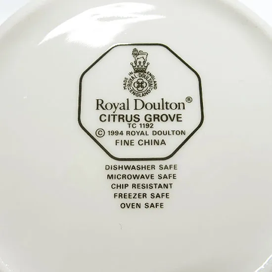 【セール価格】ロイヤルドルトン（Royal Doulton）CITRUS GROVE クリーマー