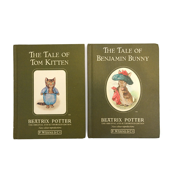 THE TALE OF TOMKITTEN/THE TALE OF BENJAMIN BUNNY 2冊セット ビアトリクス・ポター 英語 書籍 絵本