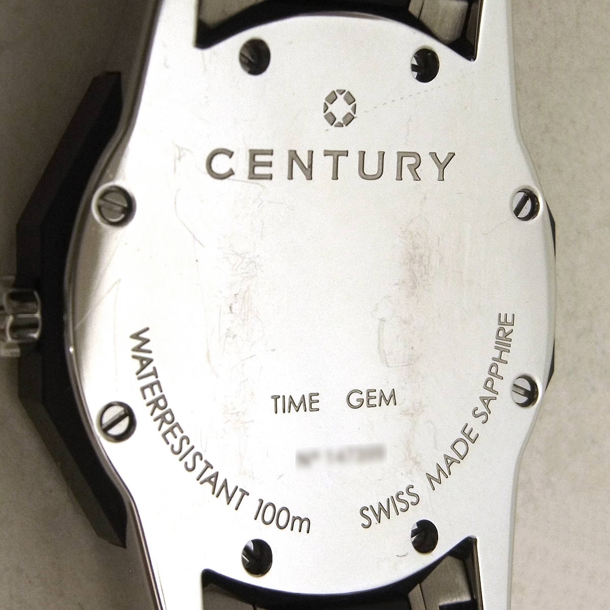センチュリー(CENTURY) プライム タイム エゴス 606.7.X.501.12.SR 1Pダイヤ 腕時計 ブラック文字盤