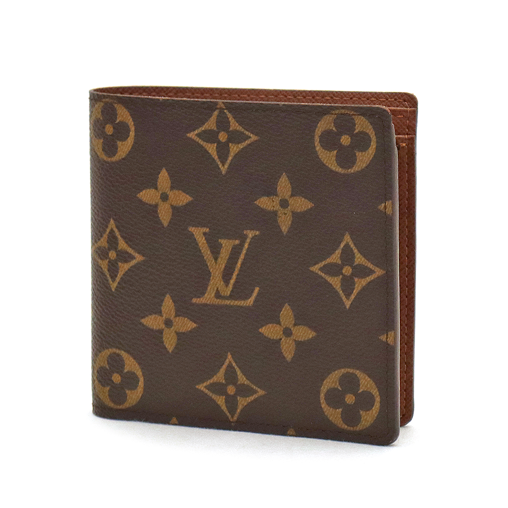 ルイヴィトン(Louis Vuitton) ポルトフォイユ・マルコ M61675 二つ折り財布 ブラウン