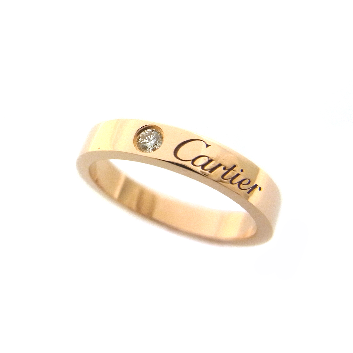カルティエ(Cartier) 750PG エングレーブドリング #49 B4086449 ゴールドカラー
