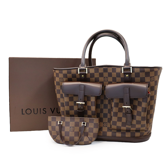 ルイヴィトン(Louis Vuitton) マノスクGM N51120 FL0014 トートバッグ ダミエ ブラウン