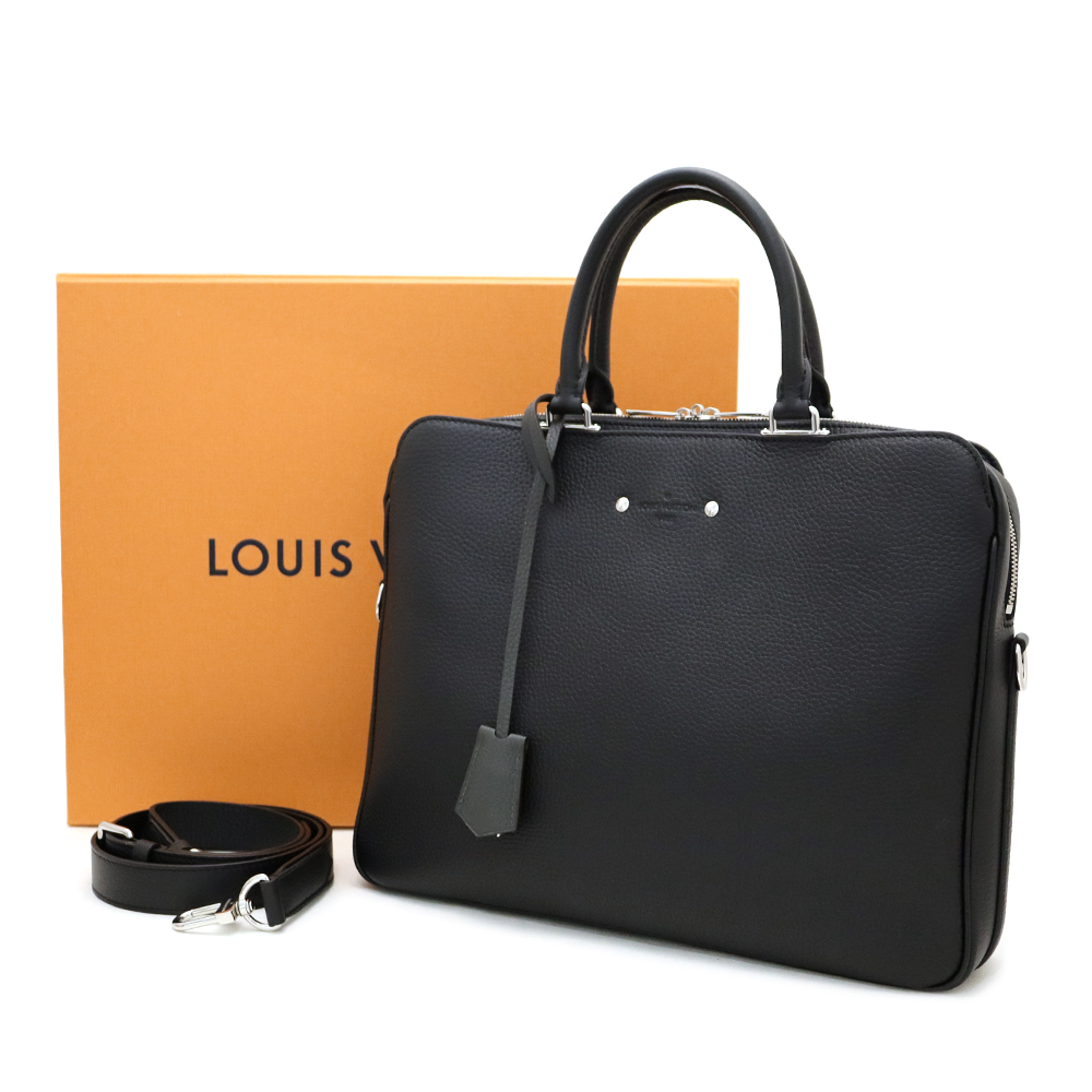ルイヴィトン(Louis Vuitton) アルマンド・ブリーフケースMM M54381 2wayバッグ RFID ブラック