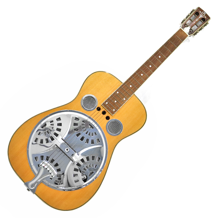 ギャラガー(GALLAGHER) リゾネーターギター アコースティックギター ハードケース付き 弦楽器