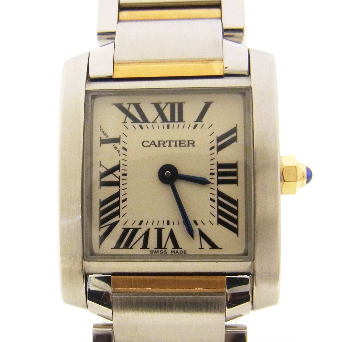 カルティエ(Cartier) タンクフランセーズSM W51007Q4 腕時計 白文字盤｜Reizm(リズム)