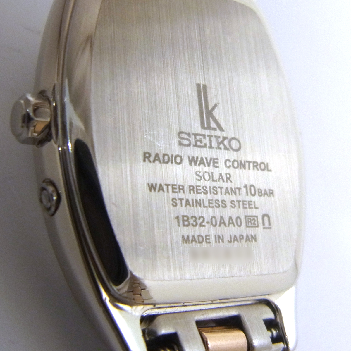 セイコー(SEIKO) ルキア 1B32-0AA0 腕時計 シェル文字盤 シルバー