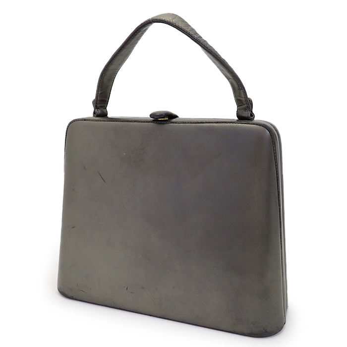 ボッテガヴェネタ(BOTTEGA VENETA)  ハンドバッグ レザー グレー系 保存袋