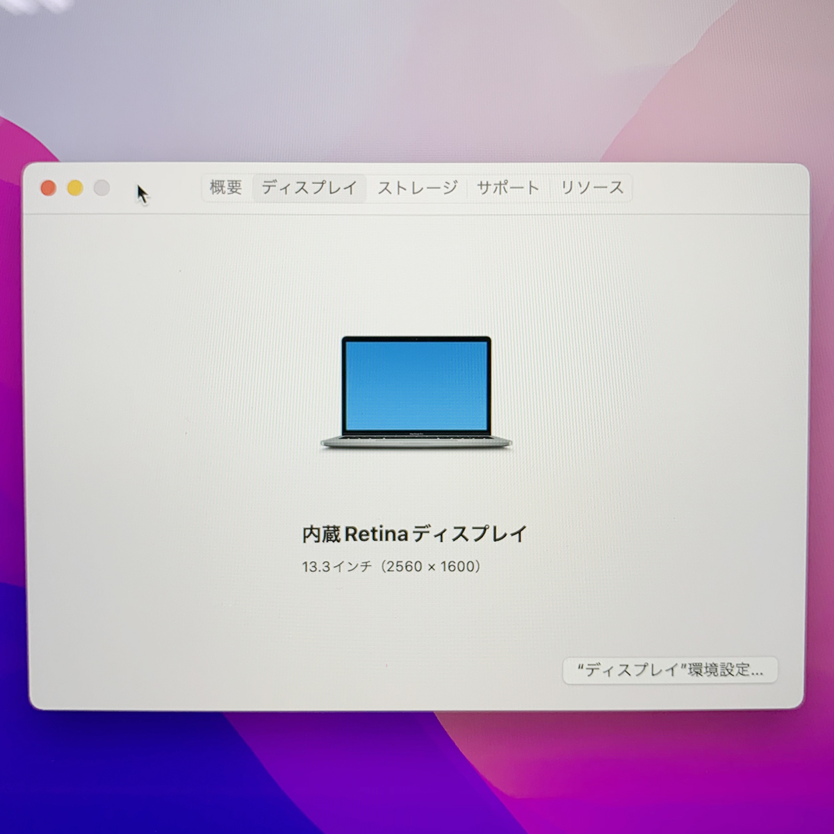 Apple(アップル)MacBook Pro(13インチ M1チップ 2020) MJ123J/A A2338