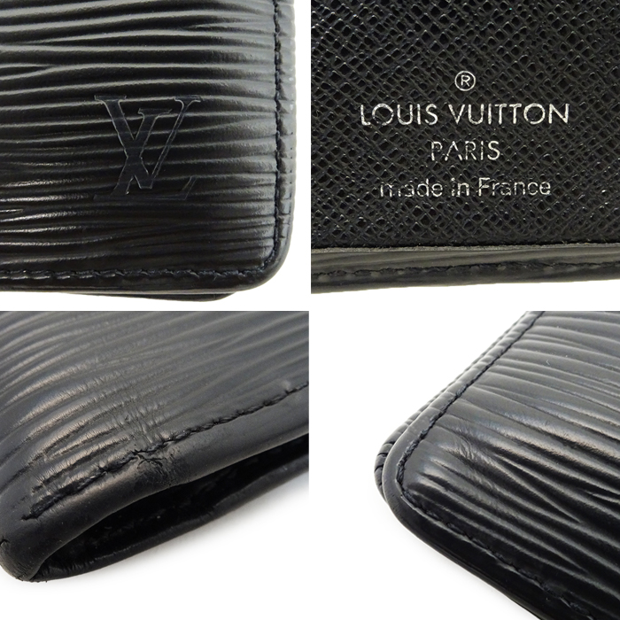 ルイヴィトン(Louis Vuitton) ポルト ビエ カルト クレディ モネ M63542 エピ 二つ折り財布 ブラック｜Reizm(リズム)