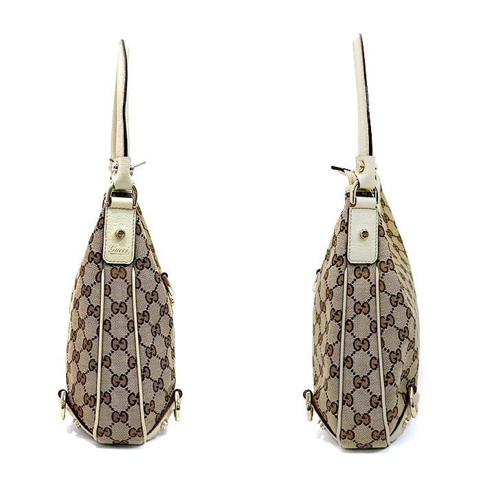 グッチ(GUCCI) アビー ショルダーバッグ 130738 GGキャンバス レザー