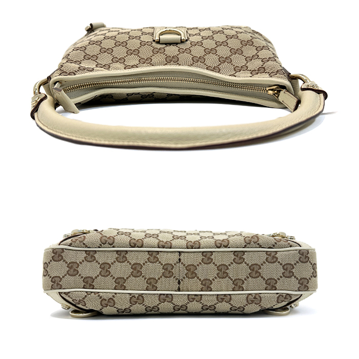 GUCCI グッチ アビー 130738 GGキャンバス ワンショルダー バッグ ブラウン Y4261493 グッチ GUCCI ワンショルダーバッグ GGキャンバス アビー 茶 ピンク