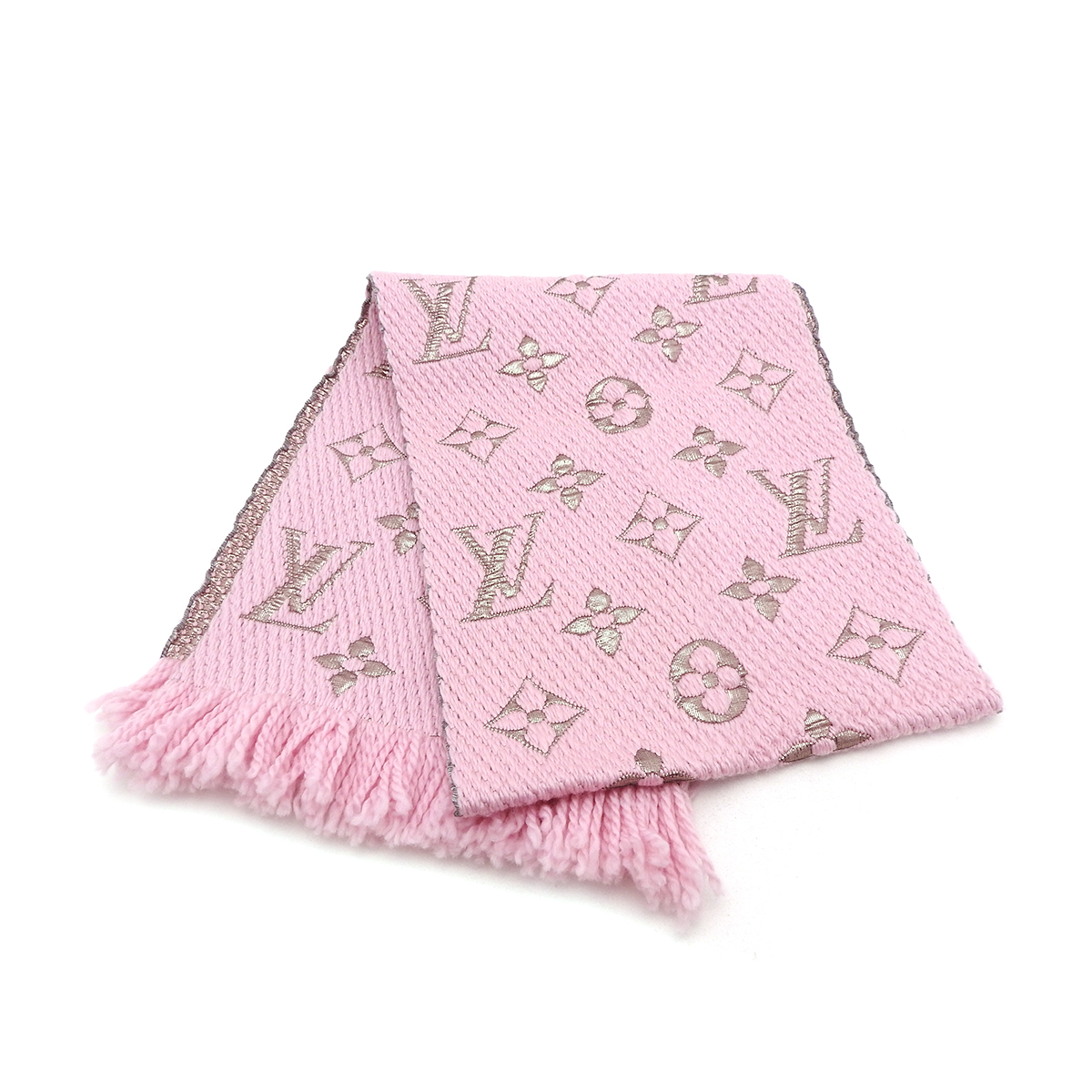 ルイヴィトン(Louis Vuitton) エシャルプ・ロゴマニア・シャイン M70466 ピンク
