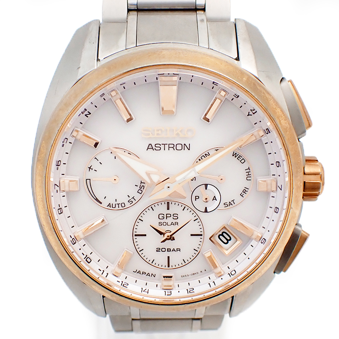 セイコー(SEIKO) アストロン ASTRON SBXC104/5X53-0AV0 メンズ腕時計 GPSソーラー電波 チタン 白文字盤