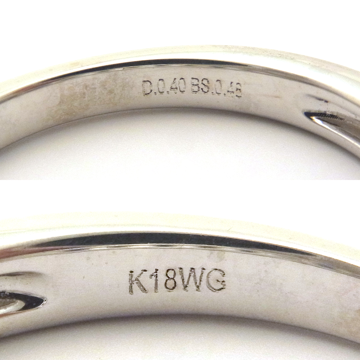 K18WG サファイア・ダイヤモンド指輪 12号 ブルー｜Reizm(リズム)
