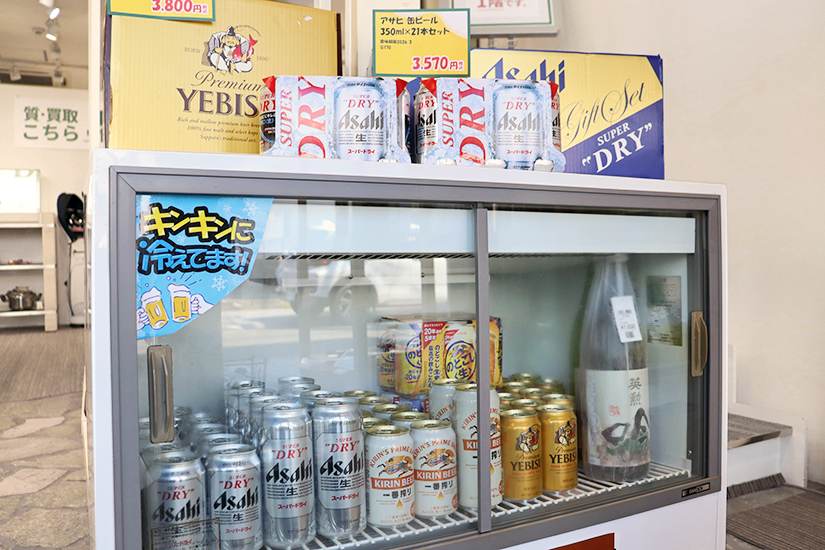 冷蔵缶ビール