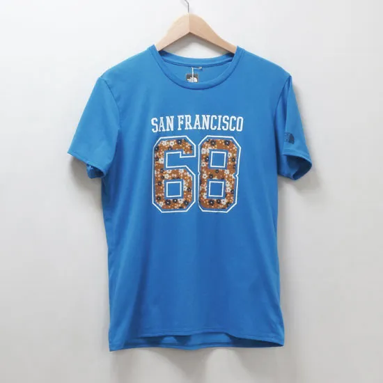 【セール価格】ザ・ノース・フェイス(THE NORTH FACE ) ロゴTシャツ サイズM 夏 青色