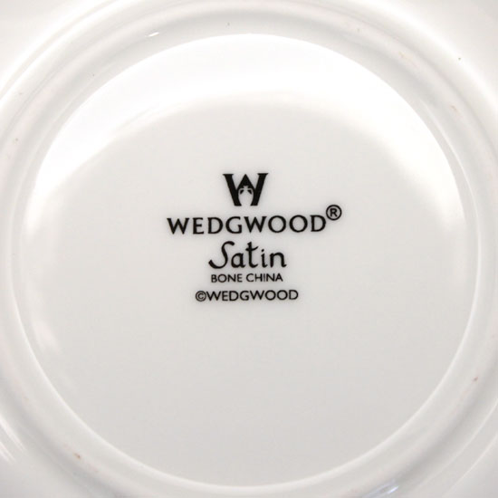 【セール価格】ウェッジウッド(WEDGWOOD) Satin デミタス カップ＆ソーサー サテン